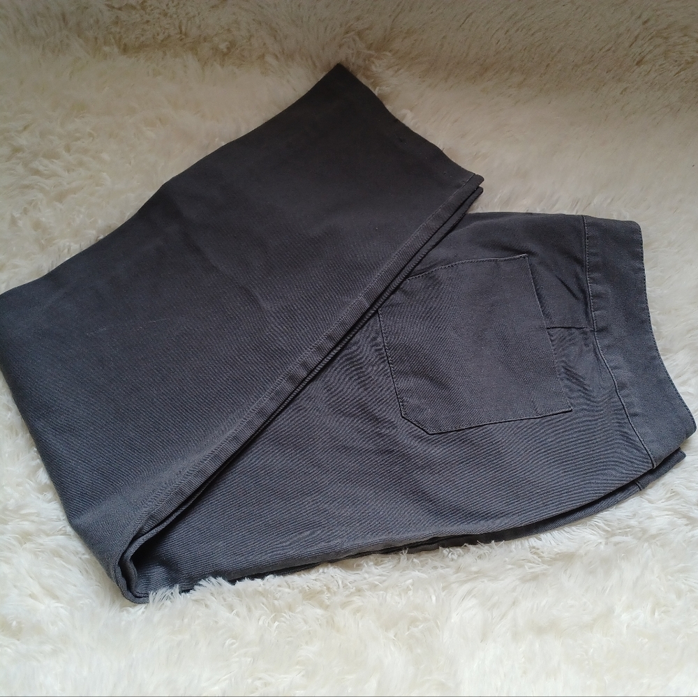 Women's Gray Lane Bryant Business Casual Ankle Capri Pants Size 16